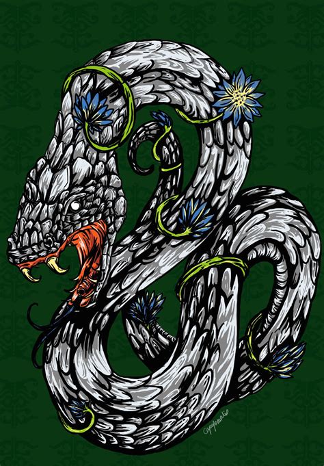 Slytherin Mascot | Slytherin crest, Slytherin, Harry potter