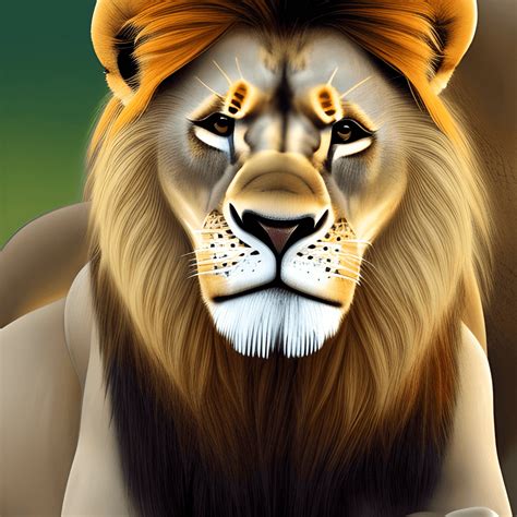 Realistic Lion King Graphic · Creative Fabrica