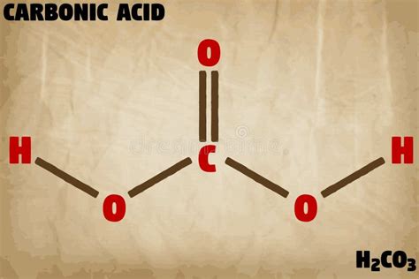 3d Struttura Di Acido Carbonico, Un Composto Chimico Con Il Chem ...