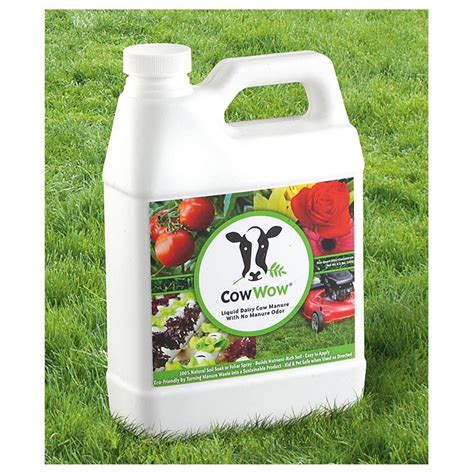 2-Pk. of 1-quart Cow Wow® Liquid Fertilizer - 282940, Yard & Garden at ...