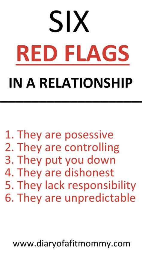 6 Red & Green Flags in a Dating Relationship - Diary of a Fit Mommy