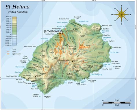 Saint Helena Map