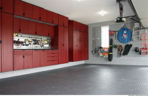 Extraordinary Wood Garage Cabinets Storage with Stainless Steel ...