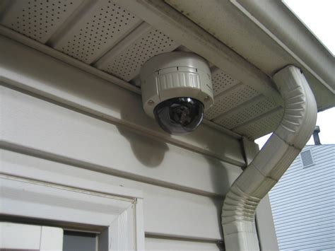 PICTURES: Installing Panasonic dome outside under eave - Security ...