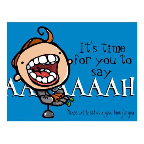 Dental appointment reminder customizable postcard | Zazzle