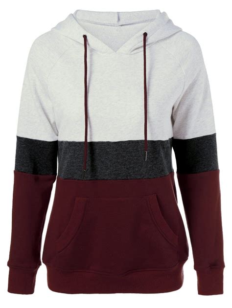 [56% OFF] Hooded Kangaroo Pocket Hoodie | Rosegal