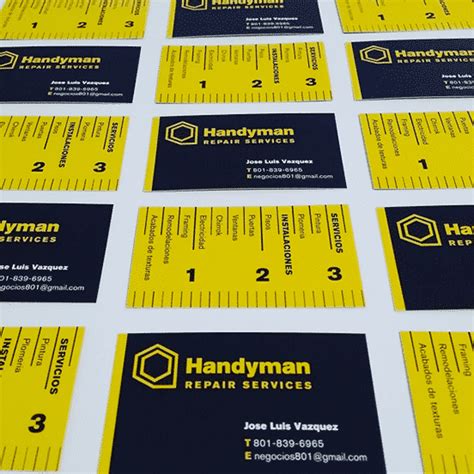 Handyman Business Cards - The Design Inspiration | Business Cards | The Design Inspiration