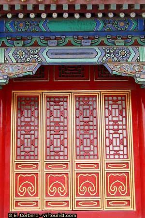 Beijing, Forbidden City, door detail. VIRTOURIST.COM BEIJING ...