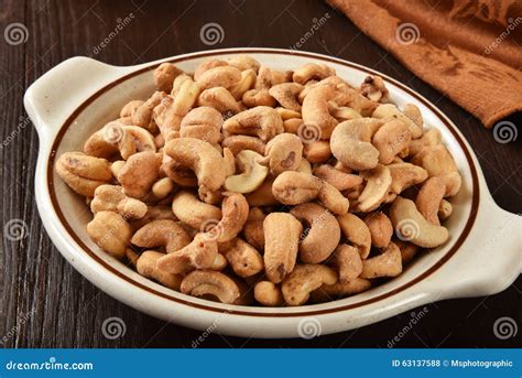 Salted cashews stock photo. Image of horizontal, snack - 63137588