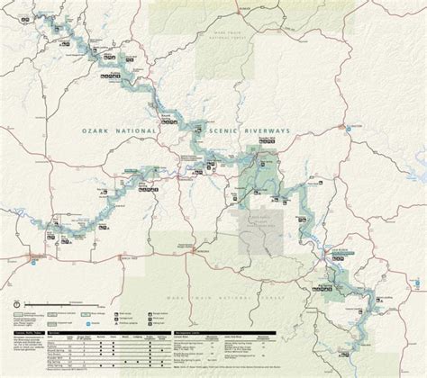 Ozark National Scenic Riverways Map by US National Park Service | Avenza Maps