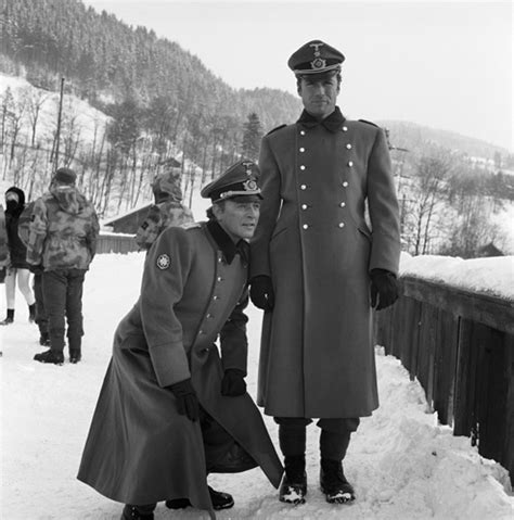 Clint Eastwood and Richard Burton on the set of Where Eagles Dare 1968 in Austria - Clint ...