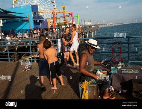 Santa Monica Pier, Santa Monica, Los Angeles, California, United States ...