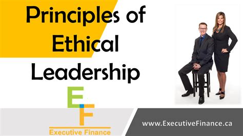 Principles of Ethical Leadership | Executive Finance Partners Inc.