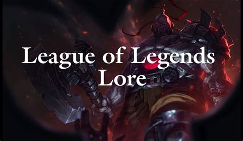 League of Legends Lore: Sion, the Undead Juggernaut (complete) - YouTube