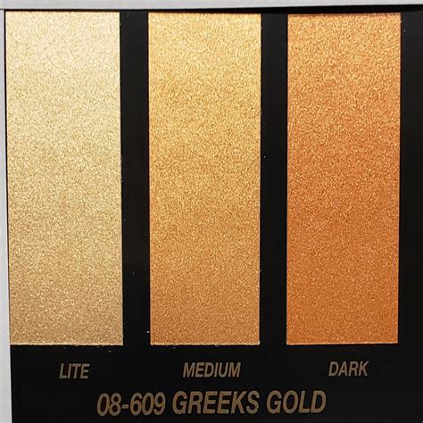 08-609 Greeks Gold Metallic Basecoat - Xotic Colours