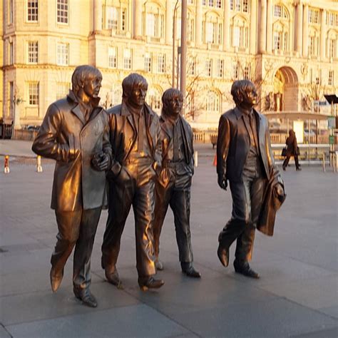 The Beatles at The Pier Head Liverpool | The beatles, Liverpool ...