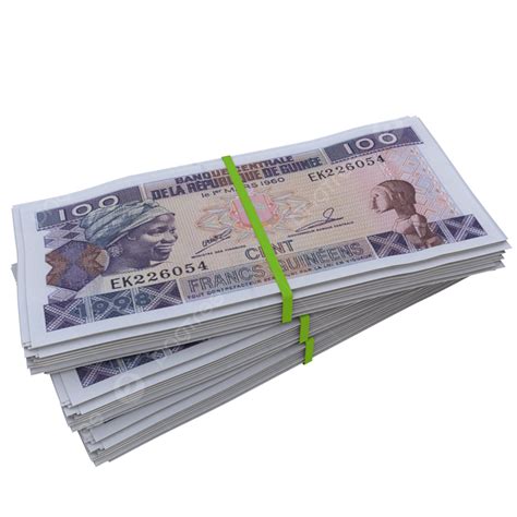 100 Guinean Franc Stack Pile, Guinean Franc Stack Pile, Guinea Currency ...