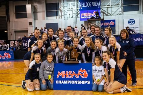 Top teams hold serve in latest Michigan high school volleyball rankings ...