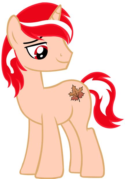 Maple Leaf / Canada Flag Ponified by GoldenHeart4 on DeviantArt