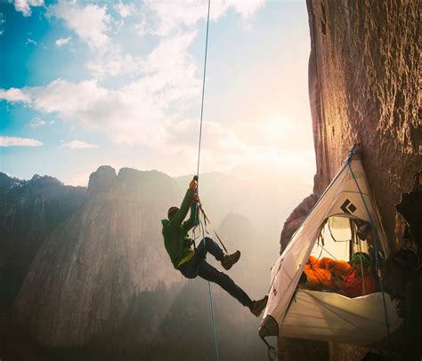 Camping At El Capitan's Dawn Wall, Yosemite National Park Photo | One ...