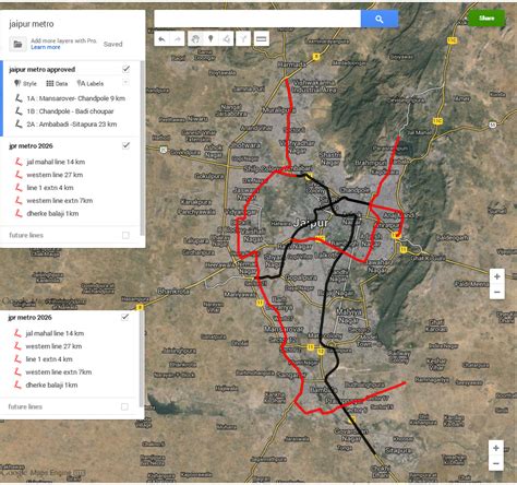 Jaipur Metro Map