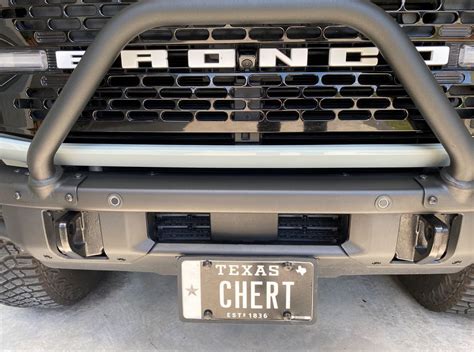 Bronco Front License Plate Bracket - Chert Channel