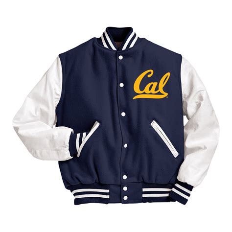 Cal Student Store: Cal Bears Men's Holloway Leather and Wool Letterman ...