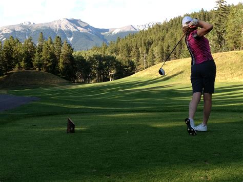 Hole # 8, Jasper Park Lodge golf course, Jasper, Alberta