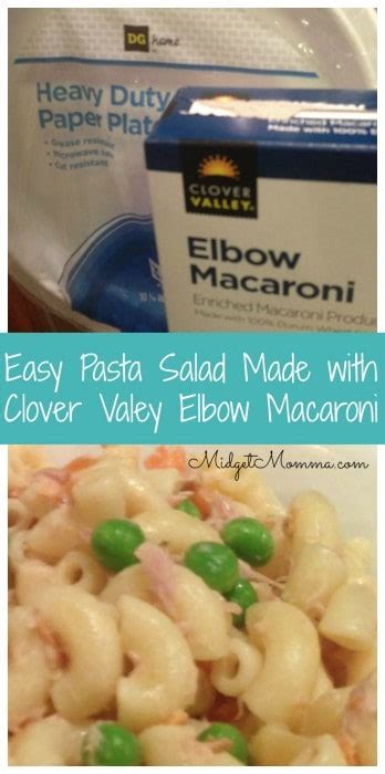 Easy to make Macaroni Salad using Clover Valley products found at Dollar General. Easy to Make ...