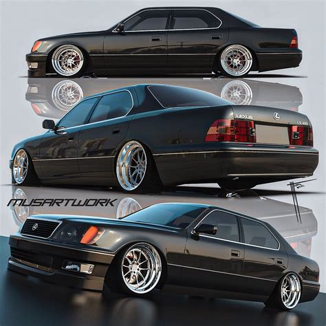 Late 1990s Lexus LS Still Looks Like an Undercover S-Class Even When VIP-Styled - autoevolution