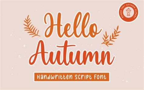 Hello Autumn Script Font - Demofont.com