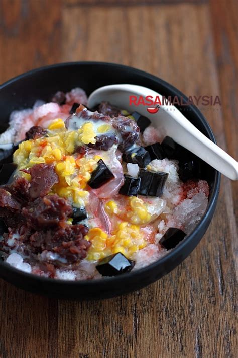 Malaysian Shaved Ice (Ice Kacang/ABC) - Rasa Malaysia