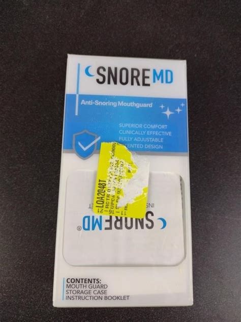 SnoreMD Anti-Snoring Aid | Live and Online Auctions on HiBid.com