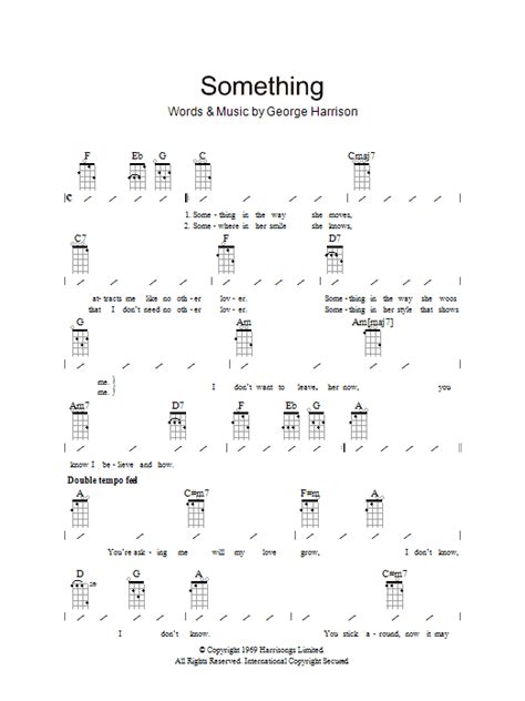 Beatles Something Guitar Chords