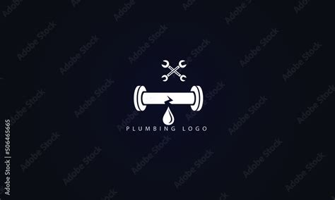 Plumbing vector logo design template Stock Vector | Adobe Stock