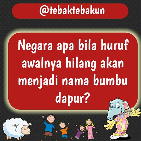 66 Teka Teki Bergambar Dan Jawapan