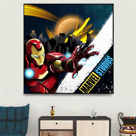 Iron Man, Poster Fan Art, Marvel, Illustration by Fanatixko on DeviantArt