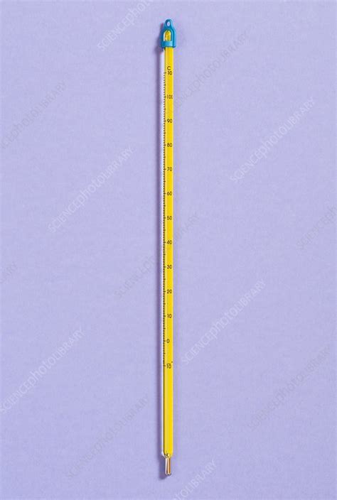 Mercury laboratory thermometer - Stock Image - C018/9366 - Science Photo Library