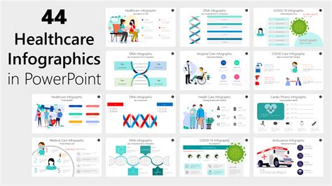 Healthcare Infographics Collection PowerPoint Template