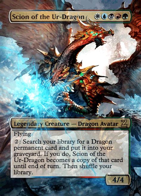 Scion ur dragon 3 | Magic the gathering cards, Magic the gathering, Mtg altered art