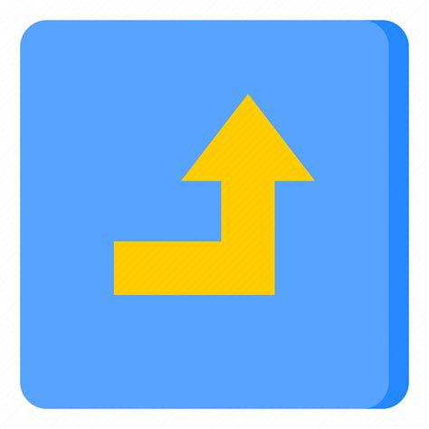 Right, turn, arrow, direction, button icon - Download on Iconfinder