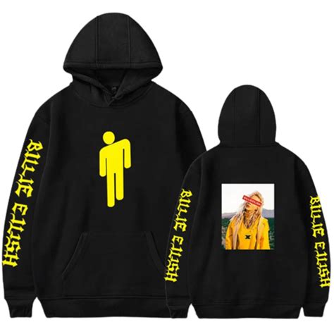 BILLIE EILISH MERCH - UNISEX BILLIE EILISH 3D PRINTED HOODIE FASHION SWEATSHIRTS