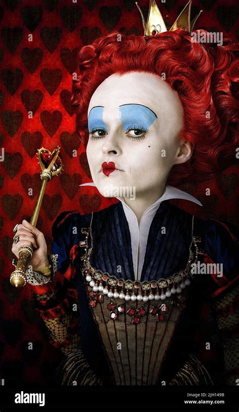 HELENA BONHAM CARTER, ALICE IN WONDERLAND, 2010 Stock Photo - Alamy