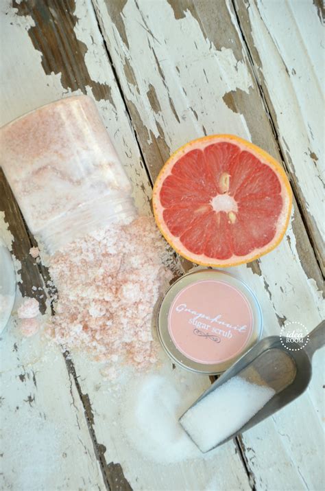 Grapefruit Sugar Scrub Recipe - The Idea Room