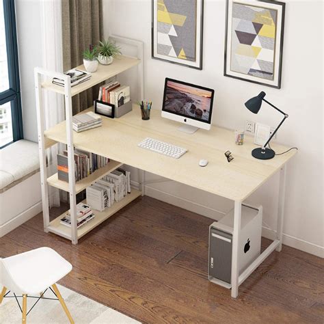 Buy PATIOSNAP Home Office Computer Table, Modern Simple Study Table ...