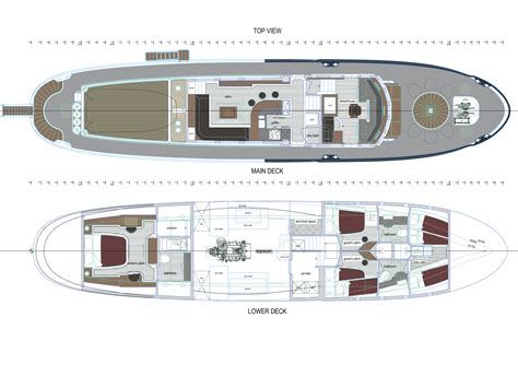 Interior yacht design - NAVYK - Interior engineering, 3D Yacht