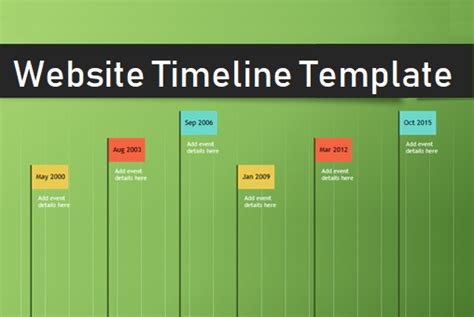 Website Timeline Templates | 3+ Free Printable Word, PDF & Excel