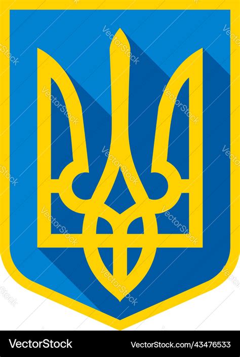 Flag of ukraine Royalty Free Vector Image - VectorStock