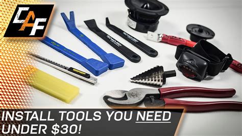 Car Audio Installation Tools