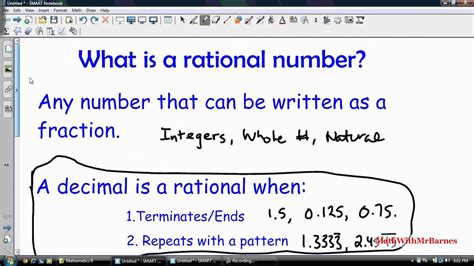 Math 9 - What is a Rational Number? - YouTube